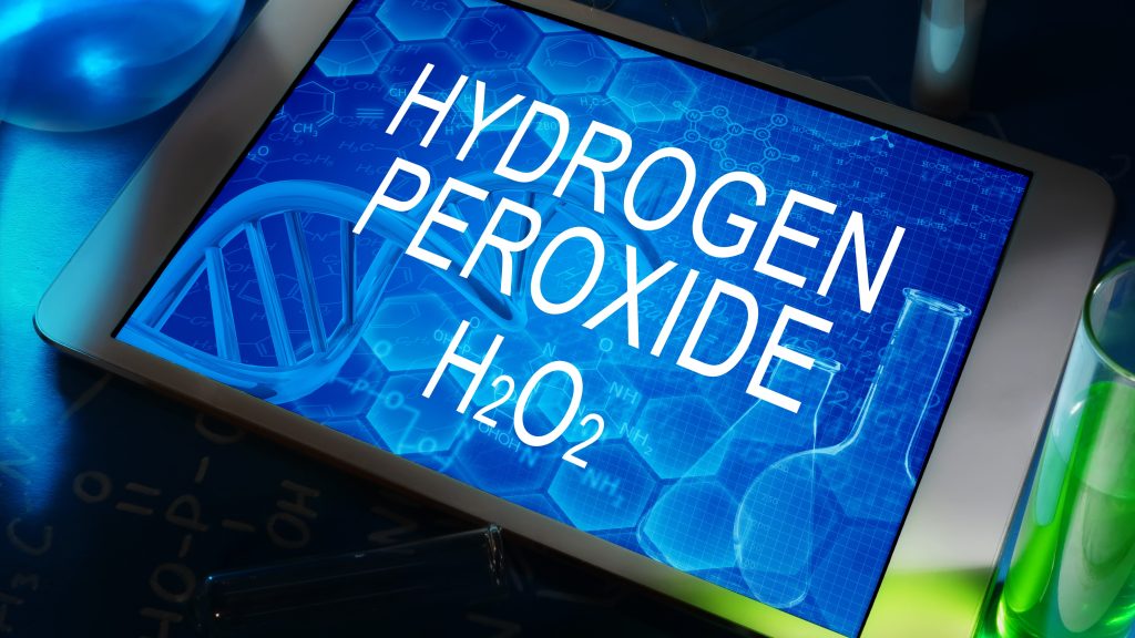 The,Chemical,Hydrogen,Peroxide,Of,Adrenaline,On,A,Tablet,With